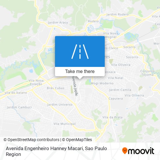 Avenida Engenheiro Hanney Macari map