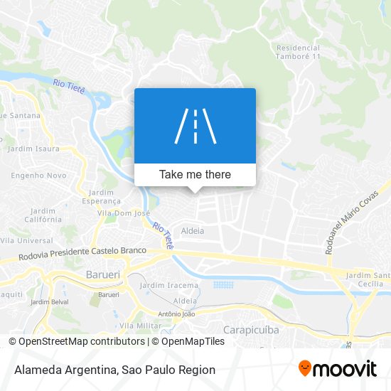 Mapa Alameda Argentina