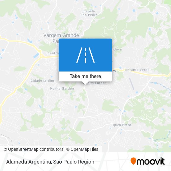 Alameda Argentina map