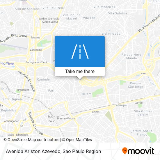 Avenida Ariston Azevedo map