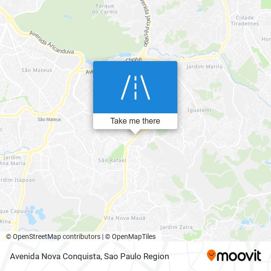 Mapa Avenida Nova Conquista