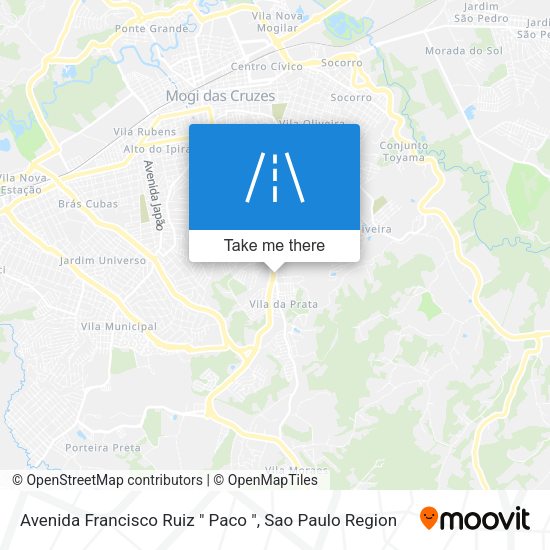 Avenida Francisco Ruiz " Paco " map