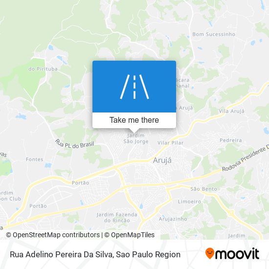 Mapa Rua Adelino Pereira Da Silva