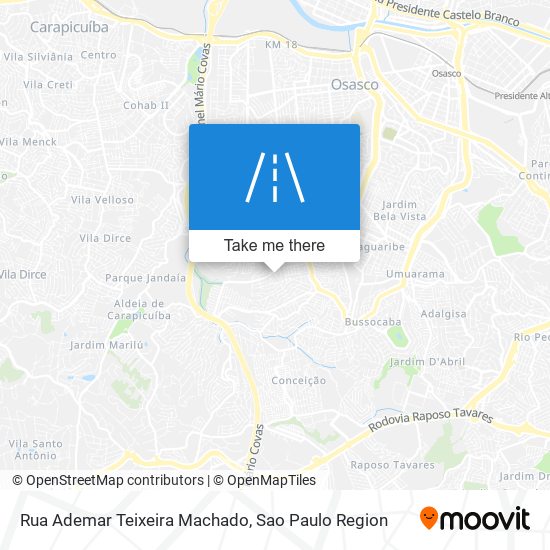 Rua Ademar Teixeira Machado map