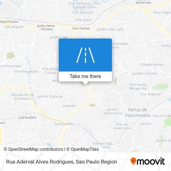 Rua Aderval Alves Rodrigues map