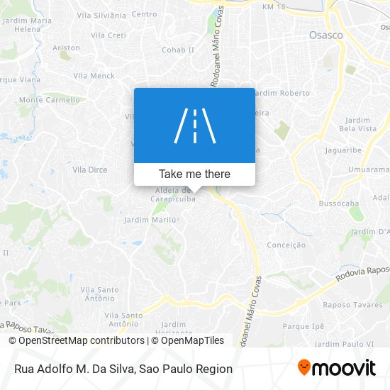 Rua Adolfo M. Da Silva map