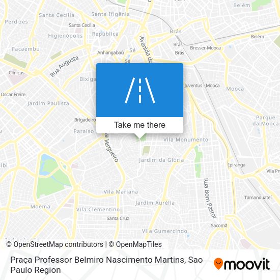Praça Professor Belmiro Nascimento Martins map