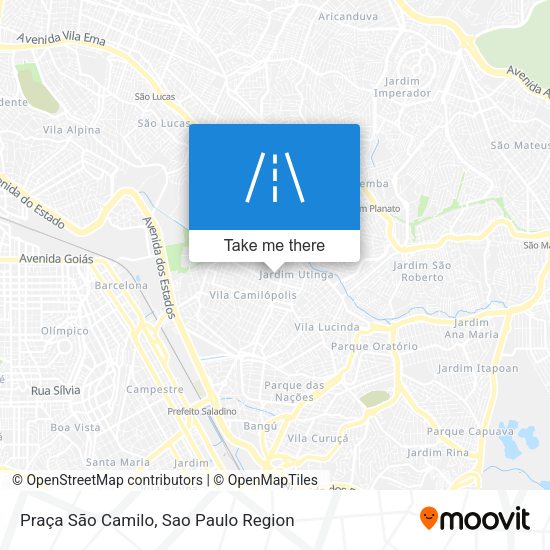 Praça São Camilo map