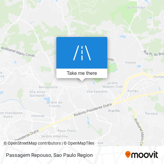 Passagem Repouso map