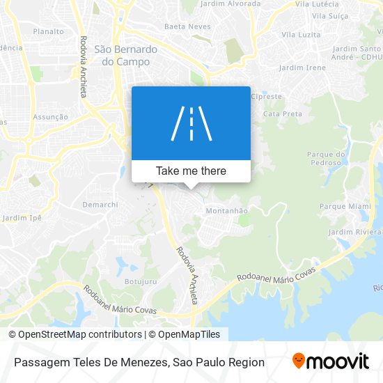 Passagem Teles De Menezes map