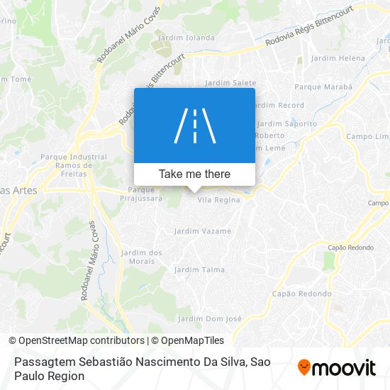 Mapa Passagtem Sebastião Nascimento Da Silva