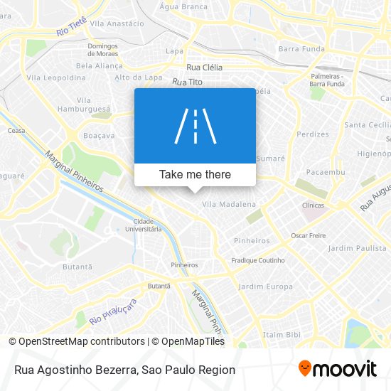 Rua Agostinho Bezerra map