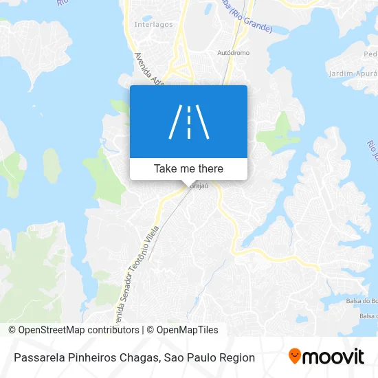 Passarela Pinheiros Chagas map