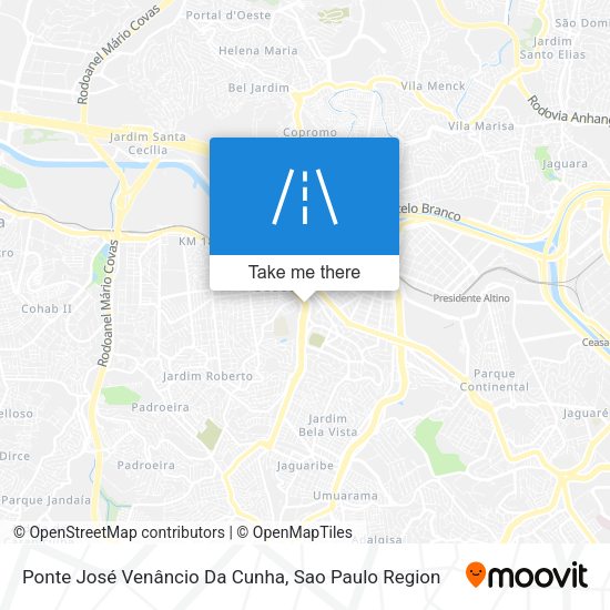 Ponte José Venâncio Da Cunha map