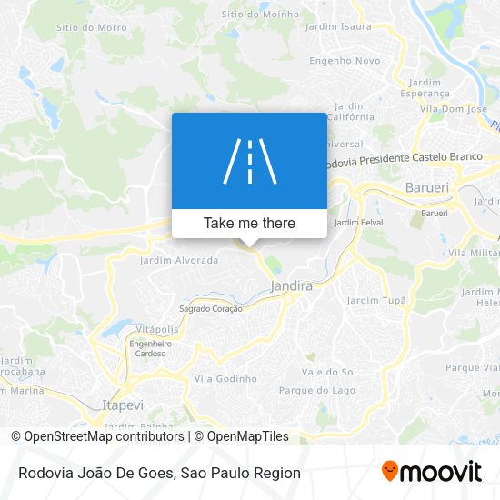 Rodovia João De Goes map