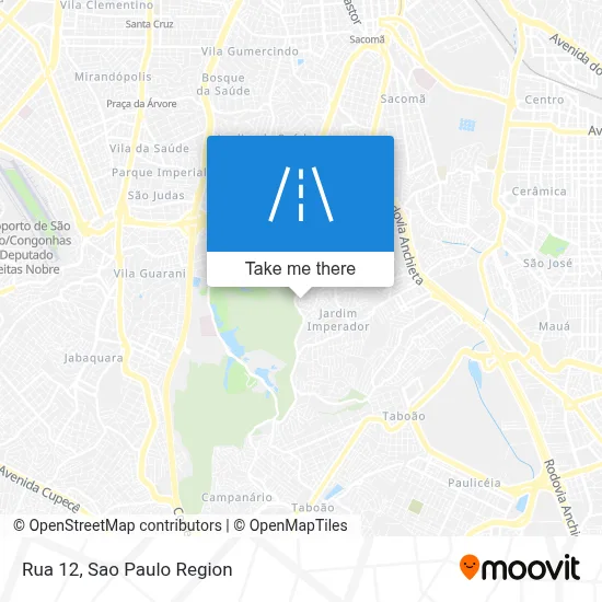 Rua 12 map