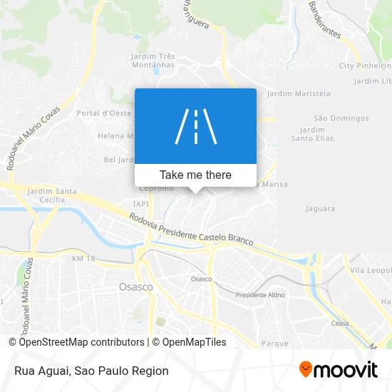 Rua Aguai map