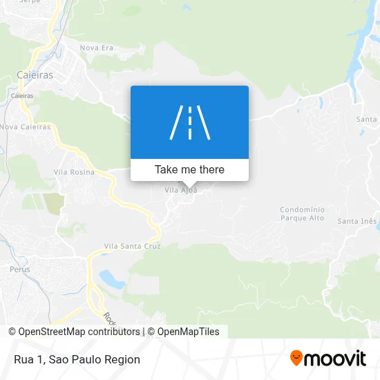 Rua 1 map