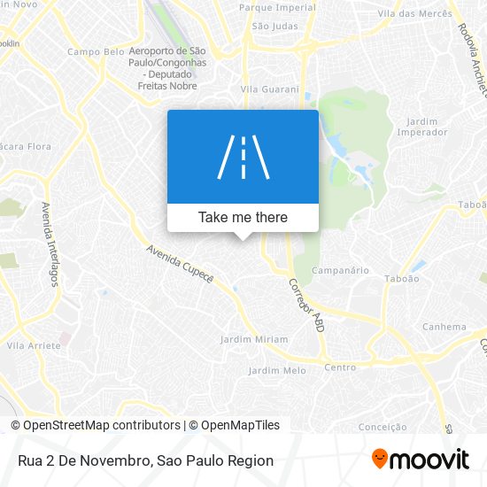 Mapa Rua 2 De Novembro