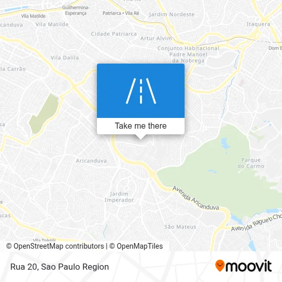 Rua 20 map