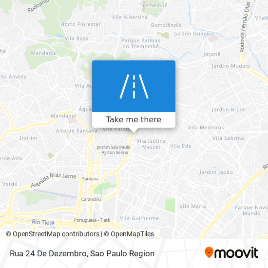 Mapa Rua 24 De Dezembro