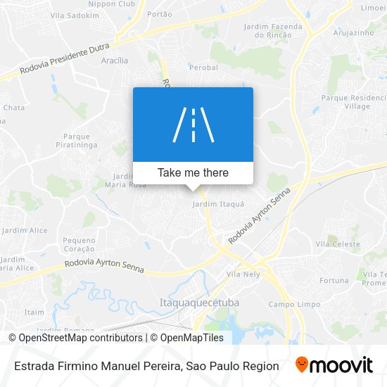 Estrada Firmino Manuel Pereira map