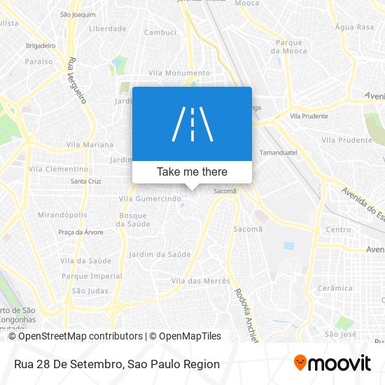 Mapa Rua 28 De Setembro