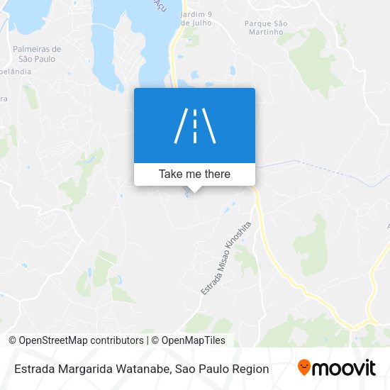 Estrada Margarida Watanabe map