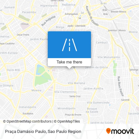 Praça Damásio Paulo map