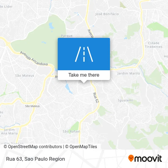 Rua 63 map