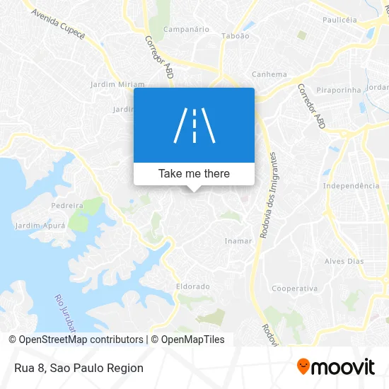 Rua 8 map