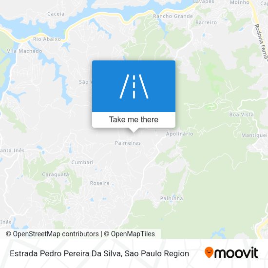 Estrada Pedro Pereira Da Silva map