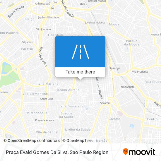 Mapa Praça Evald Gomes Da Silva