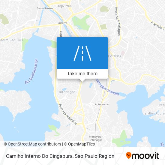 Camiho Interno Do Cingapura map