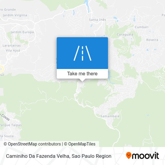 Caminiho Da Fazenda Velha map