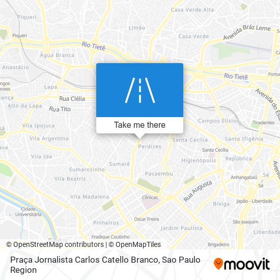 Praça Jornalista Carlos Catello Branco map