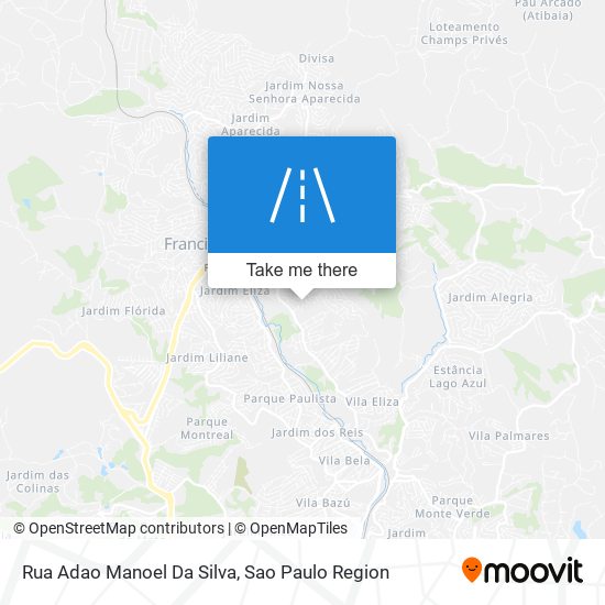 Rua Adao Manoel Da Silva map