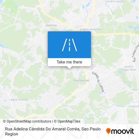 Rua Adelina Cândida Do Amaral Corrêa map