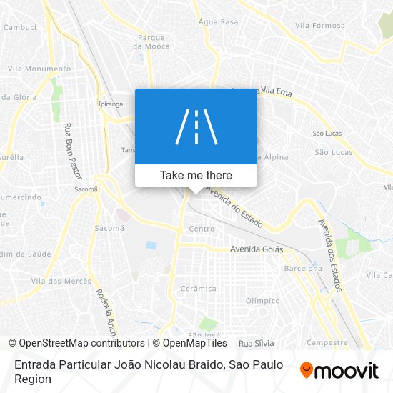 Entrada Particular João Nicolau Braido map