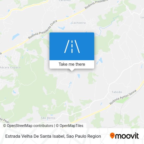 Estrada Velha De Santa Isabel map