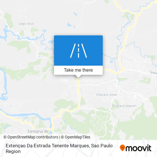 Extençao Da Estrada Tenente Marques map