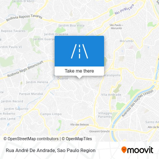 Rua André De Andrade map