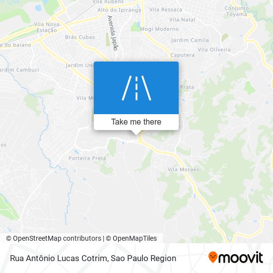 Mapa Rua Antônio Lucas Cotrim