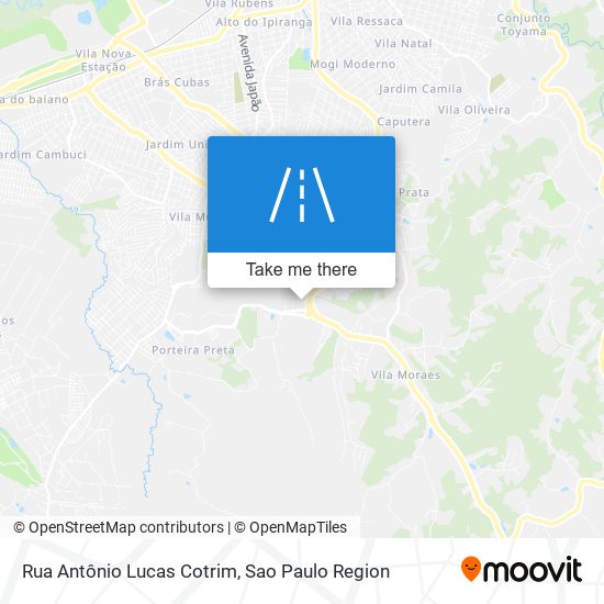 Rua Antônio Lucas Cotrim map