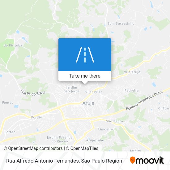 Rua Alfredo Antonio Fernandes map