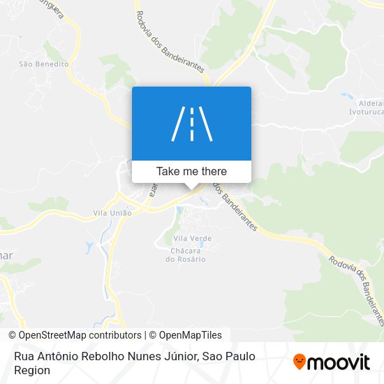 Rua Antônio Rebolho Nunes Júnior map