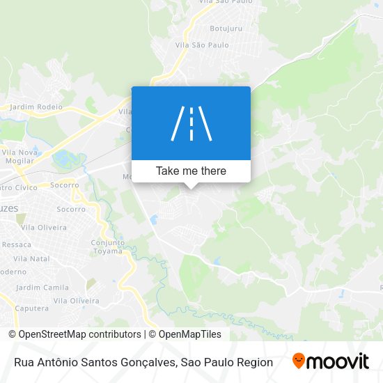Rua Antônio Santos Gonçalves map