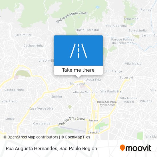 Mapa Rua Augusta Hernandes