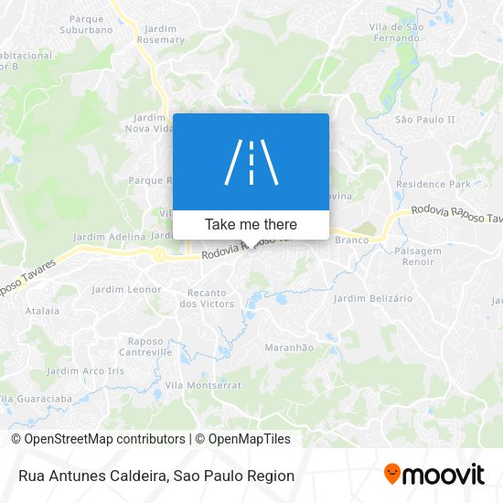 Rua Antunes Caldeira map