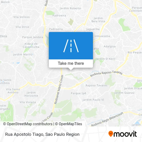 Rua Apostolo Tiago map